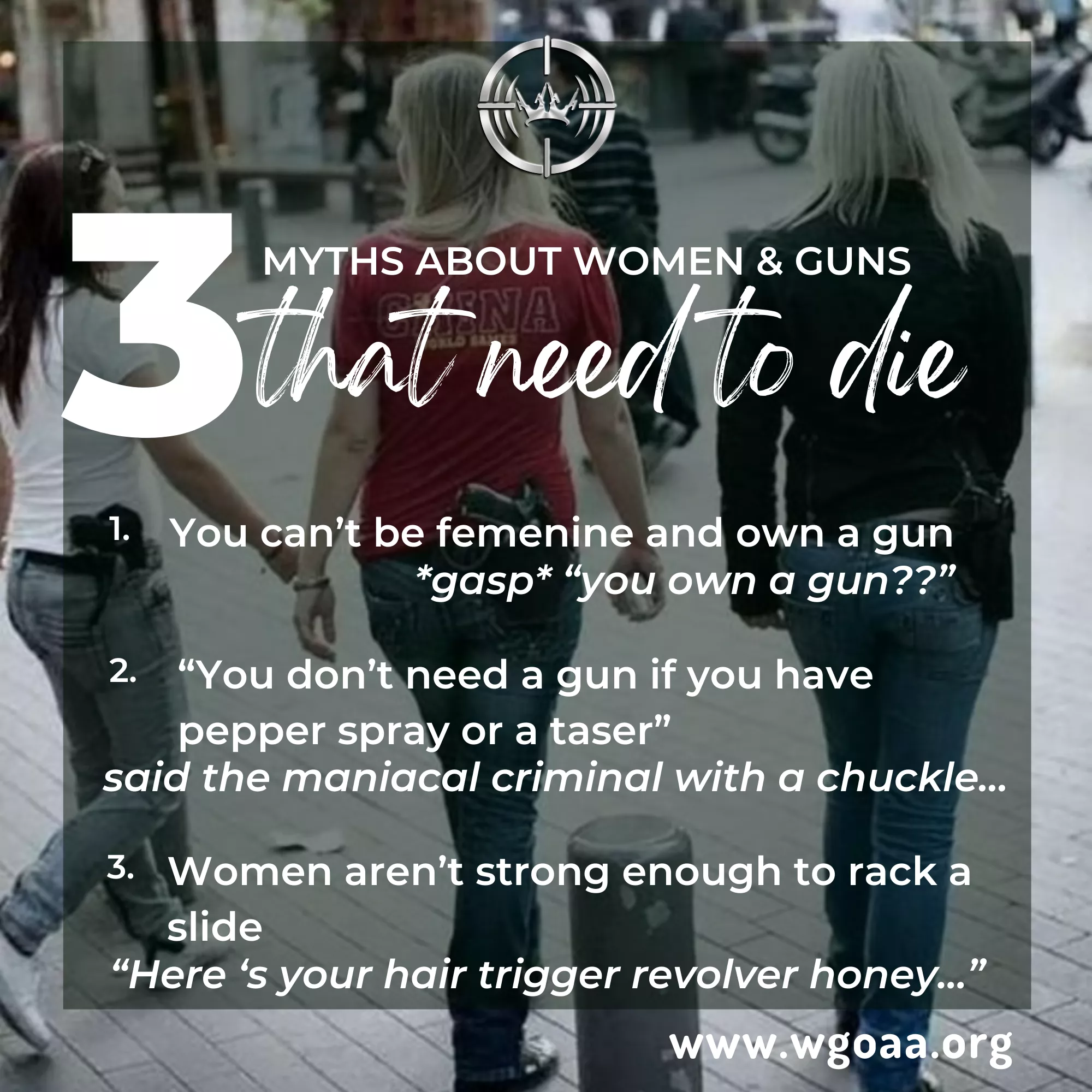 3 Myths about women guns that need to die